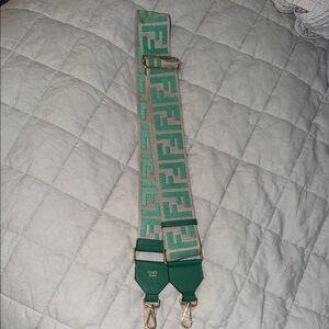 Green Fendi bag strap